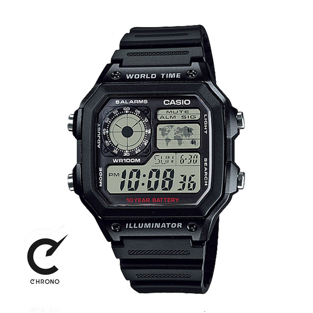 ساعت مچی کاسیو مدل AE-1200WH-1A